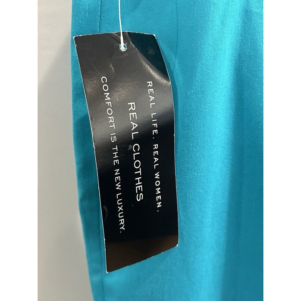 NWT Real Clothes Women's size 8 Grace Teal Pants - Picture 5 of 6